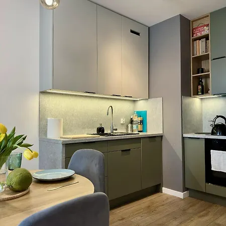 Appartement Lily - Coworking, Gym, Indoor Playground & Pet Friendly Gdańsk